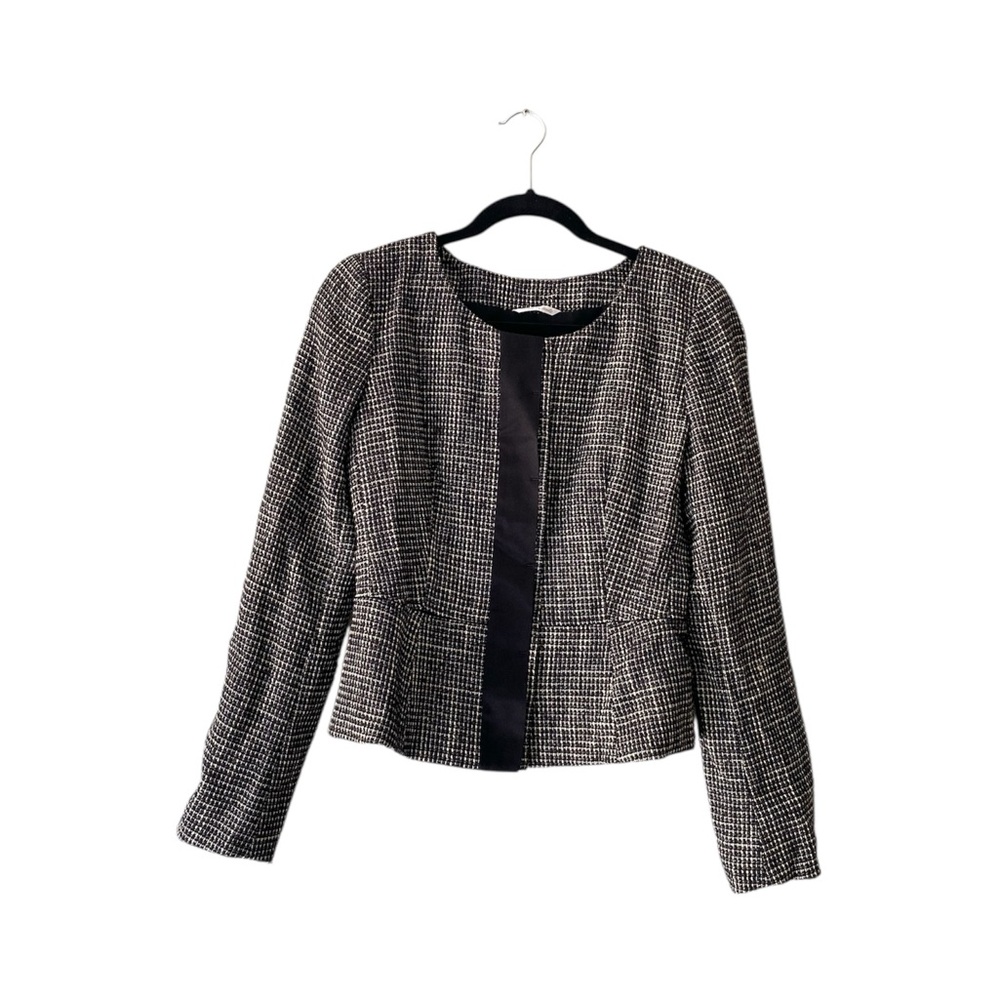 Max Mara Tweed Black & White Jacket Vintage